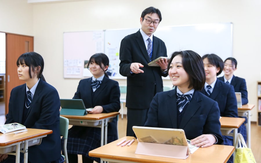 総合進学エリアの授業風景