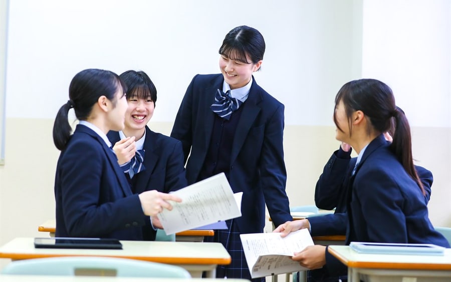 総合進学エリアの授業風景