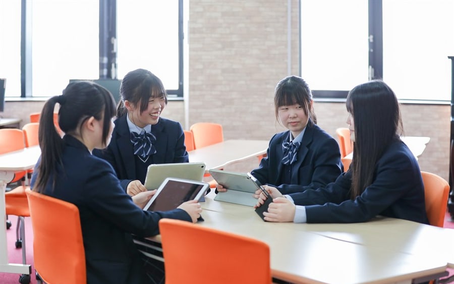 総合進学エリアの授業風景