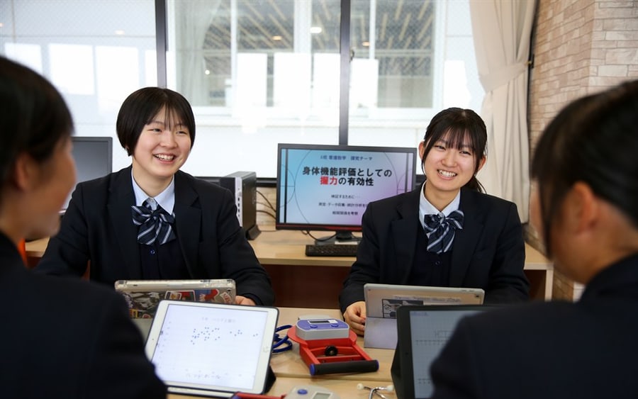キャリア進学エリアの授業風景