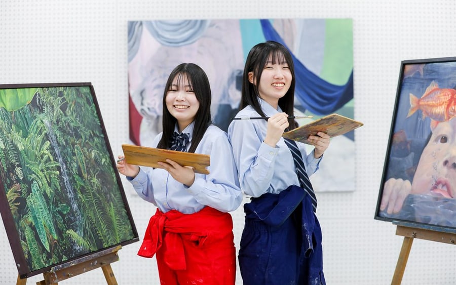 メディア芸術エリアの授業風景