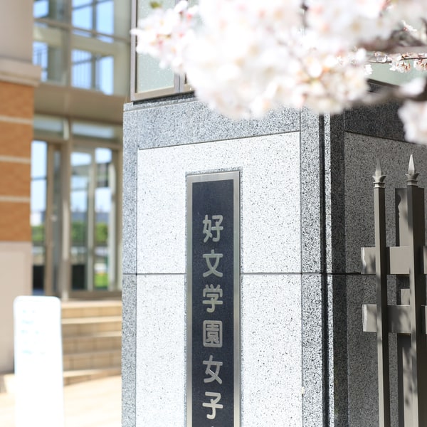桜の咲く校門