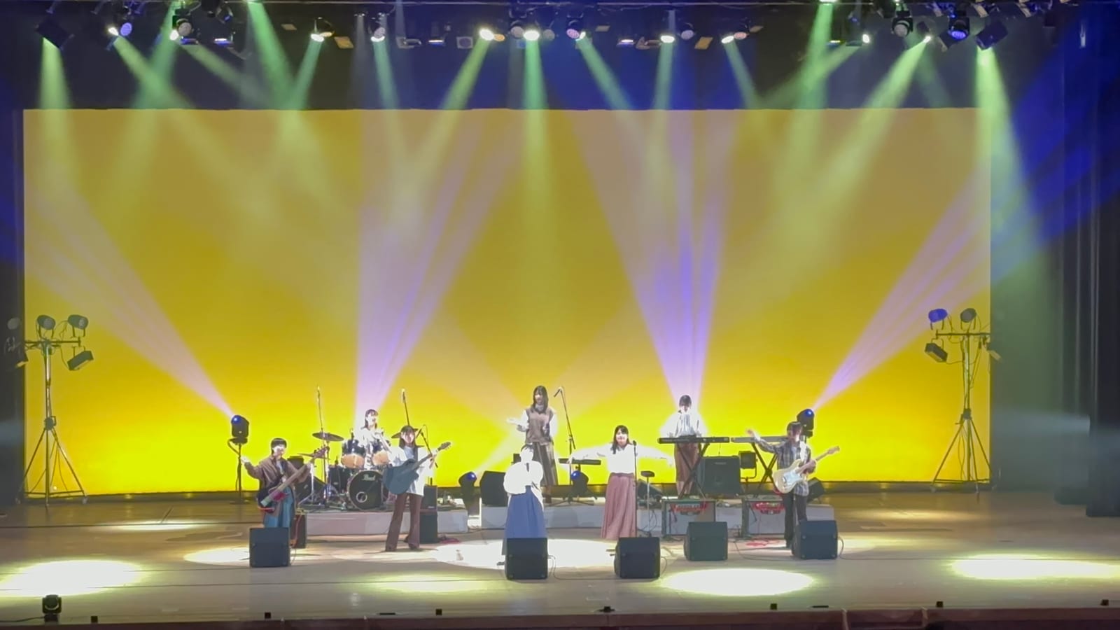 軽音楽部の活動風景