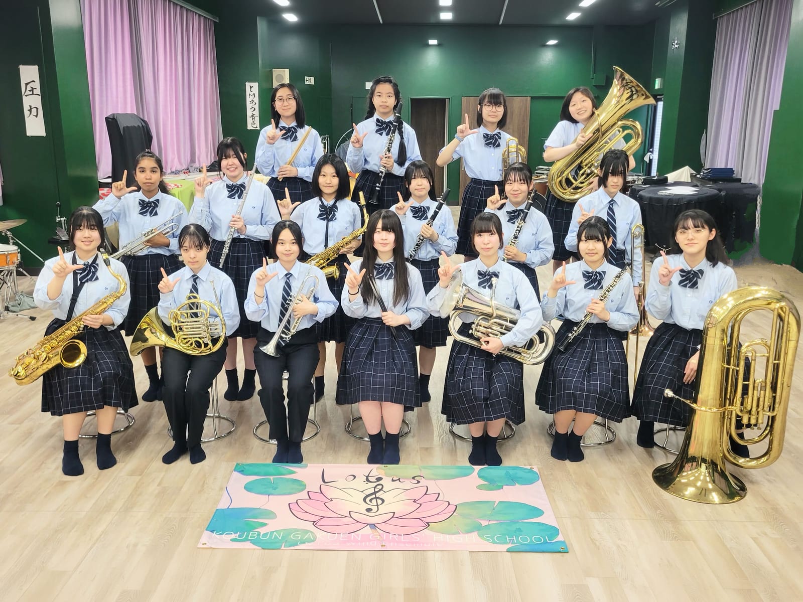 吹奏楽部の活動風景